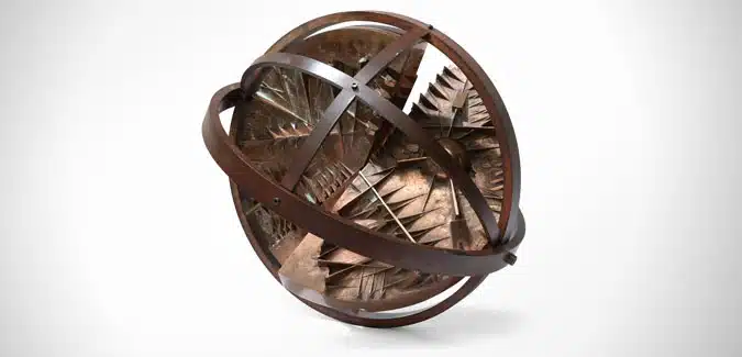 Giroscopio by Arnaldo Pomodoro